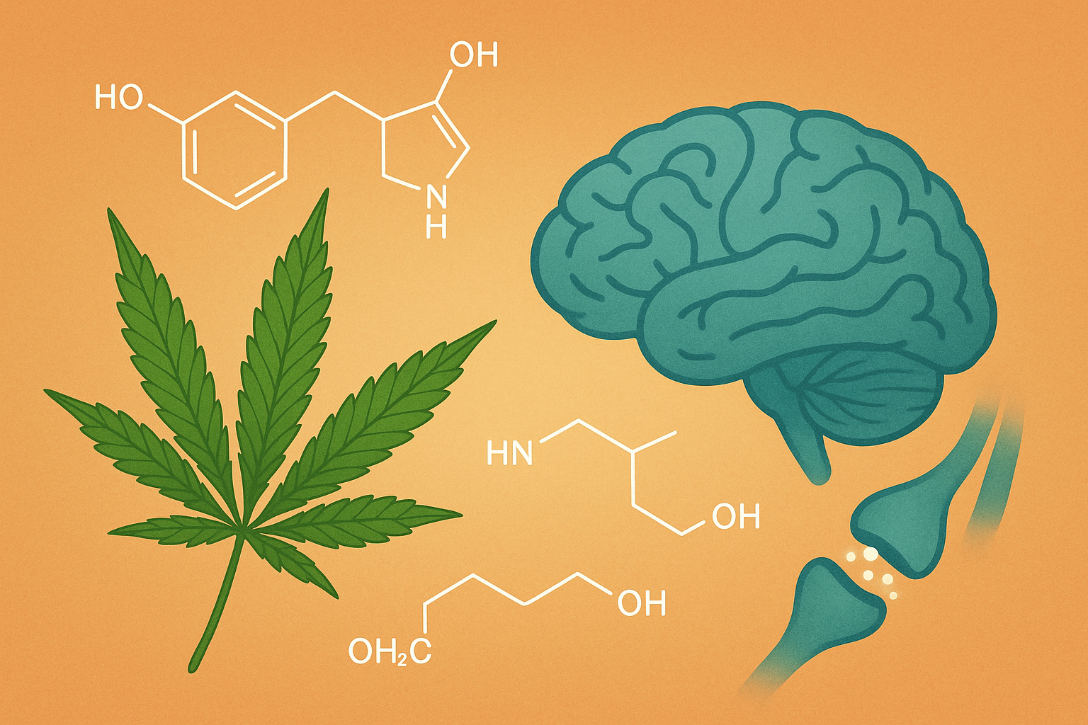 how cannabis affects neurotransmitters