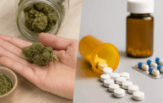 Cannabis vs. antidepressant medications